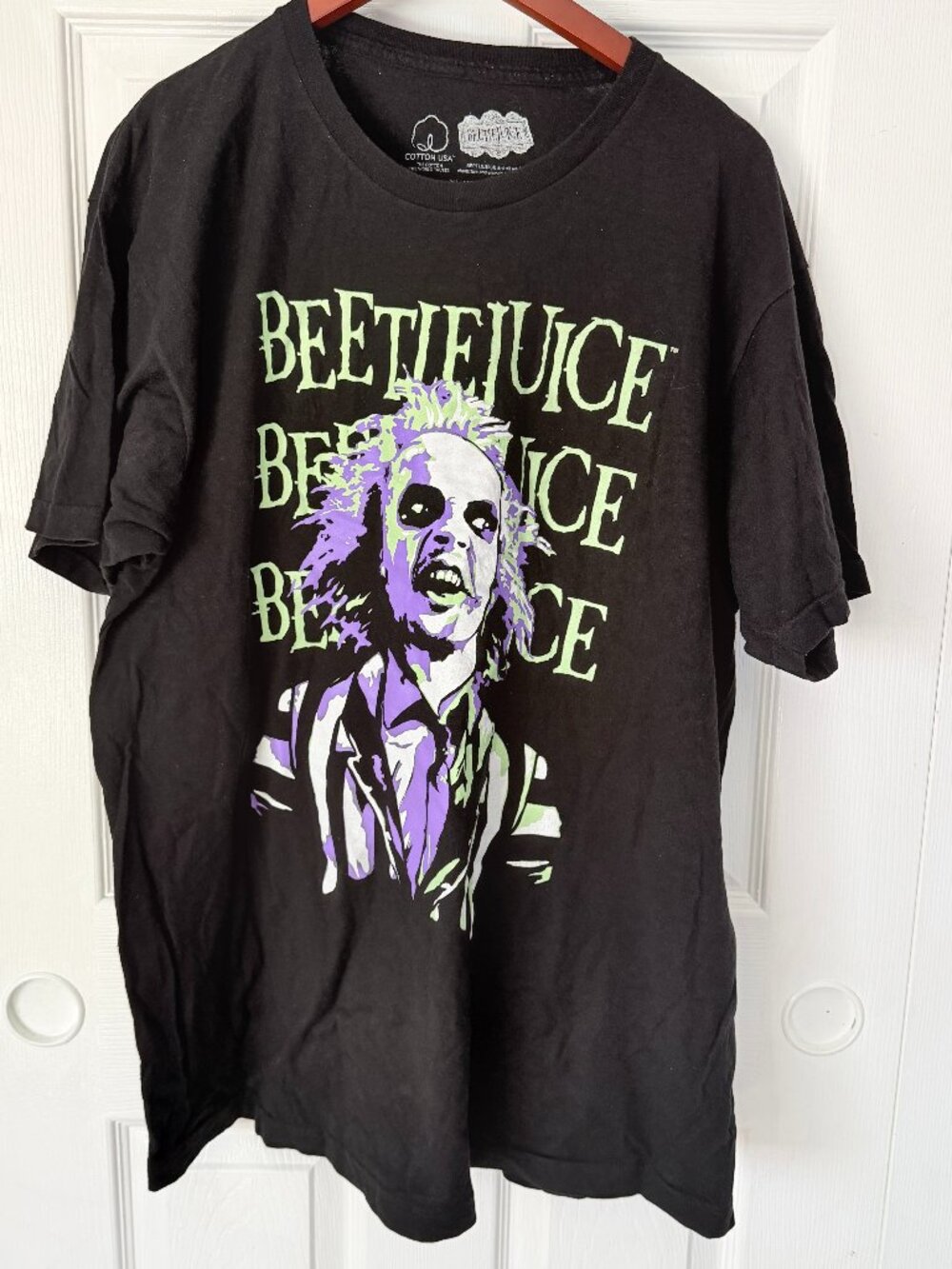 Beetlejuice Cotton T-Shirt XL Unisex Halloween